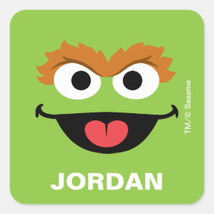 Oscar the Grouch -新学期・ラベル スクエアシール