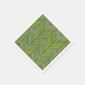 Oscar the Grouch | 80's Throwback Pattern スタンダードカクテルナプキン (角)
