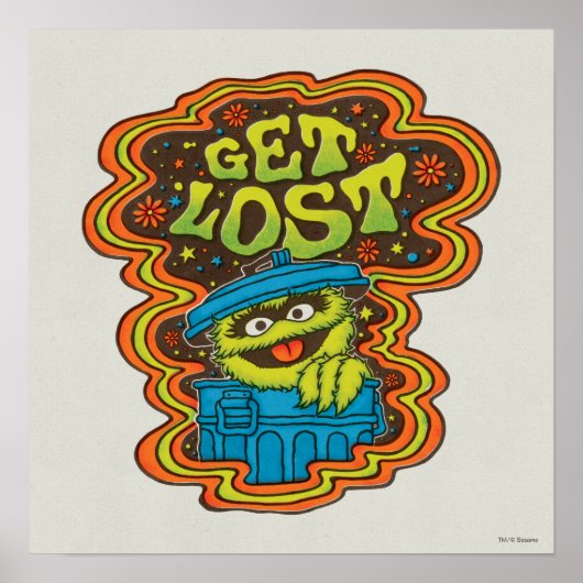 Oscar the Grouch | Psychedelic ポスター (正面)
