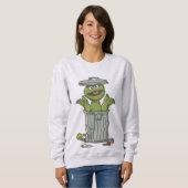 Oscar the Grouch Vintage スウェットシャツ (正面フル)