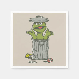 Oscar the Grouch Vintage スタンダードカクテルナプキン
