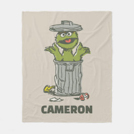 Oscar the Grouch Vintage フリースブランケット