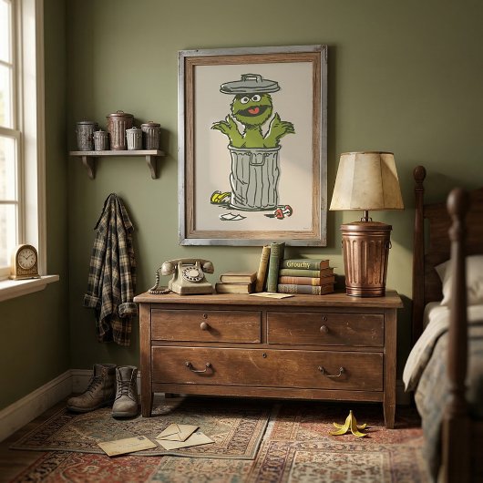 Oscar the Grouch Vintage ポスター