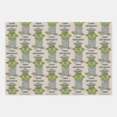 Oscar the Grouch Vintage ラッピングペーパーシート (正面)