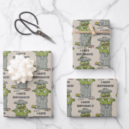 Oscar the Grouch Vintage ラッピングペーパーシート