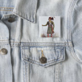 Osceolaか「朝日」、セミノル族のリーダー 缶バッジ (インサイチュ)