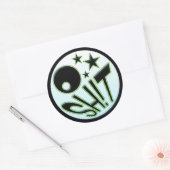 O'SH!Tステッカー ラウンドシール (封筒)