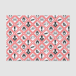 Oshaの危険の警告 薄葉紙