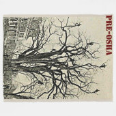 OSHA以前 フリースブランケット (正面(横))