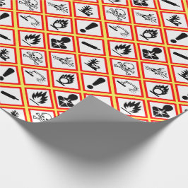 Osha危険警告 ラッピングペーパー