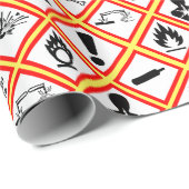 Osha危険警告 ラッピングペーパー (ロールコーナー)