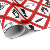 Osha危険警告 ラッピングペーパー (ロールコーナー)