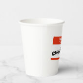 OSHA違反 紙コップ (右)