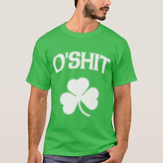 O'Shitアイルランドのおもしろいなセントパトリック Tシャツ (正面)