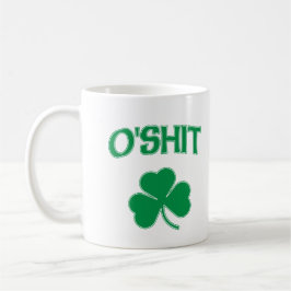 O'Shit Irshのシャムロック コーヒーマグカップ
