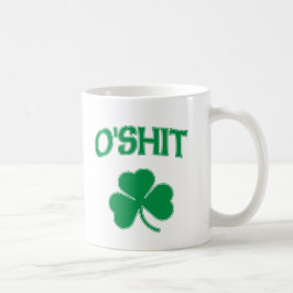 O'Shit Irshのシャムロック コーヒーマグカップ