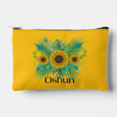 Oshun Goddess Sunflowers アクセサリーポーチ (正面)