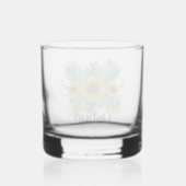 Oshun Goddess Sunflowers ウイスキーグラス (裏面)