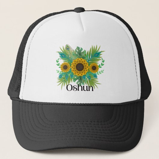 Oshun Goddess Sunflowers キャップ (正面)