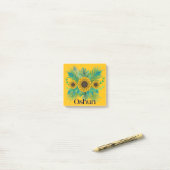 Oshun Goddess Sunflowers ポストイット (デスク上)