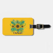 Oshun Goddess Sunflowers ラゲッジタグ (正面横)
