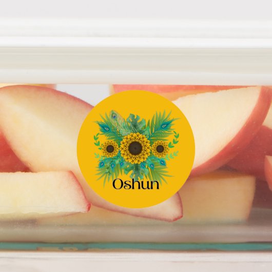 Oshun Goddess Sunflowers Labels ラベル (貼付)