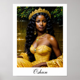 Oshun Orisha - African Goddess Poster ポスター