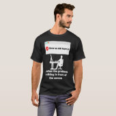 OSIレイヤ8ヒューマンインタフェースのエラー Tシャツ (正面フル)