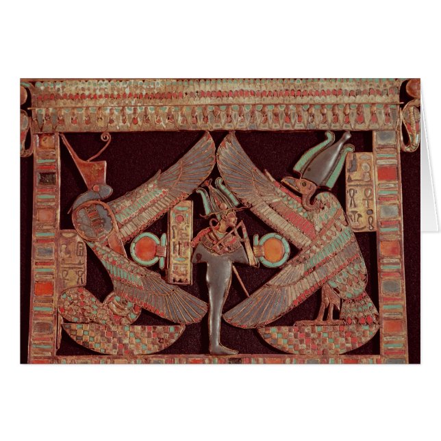 Osirisの神をの描写する胸プレート (正面横)