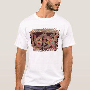 Osirisの神をの描写する胸プレート Tシャツ