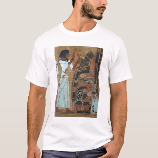 OsirisのThの本からのページの燻蒸 Tシャツ (正面)