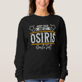 Osiris Keep Calm and let Osiris handle that スウェットシャツ (正面)