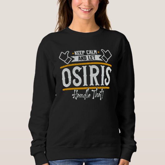 Osiris Keep Calm and let Osiris handle that スウェットシャツ (正面)
