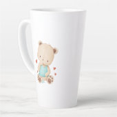 Osito felicita por 1 día de la madre カフェラテマグ (左アングル)