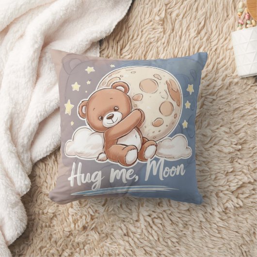 Osito Kawaii con Estrellas – Diseño Dulce y Tierno クッション (ブランケット)