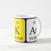 Oskar定期的なテーブル名mug コーヒーマグカップ (正面右)