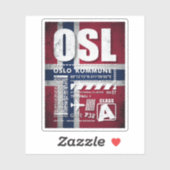 OSLオスロ空港 シール (シート)