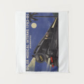 Oslerのインターンの布の壁掛け タペストリー (正面)