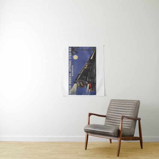 Oslerのインターンの布の壁掛け タペストリー (インサイチュ)