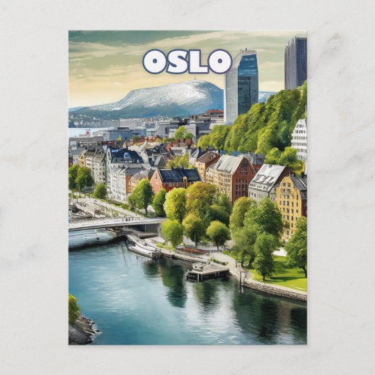 Oslo, joyau scandinave aux rives claires ポストカード (正面)
