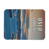 Oslo, la ville de la culture scandinave マグネット (横)