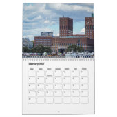 Oslo-Norway Calendar カレンダー (2月 2027)