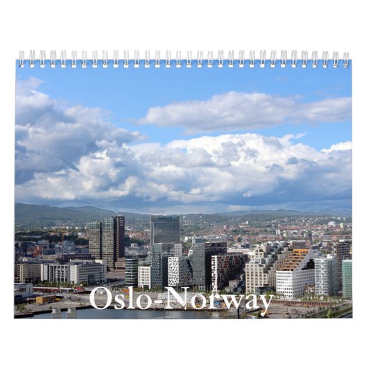 Oslo-Norway Calendar カレンダー (カバー)