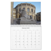 Oslo, Norway Calendar 2026 カレンダー (1月 2026)