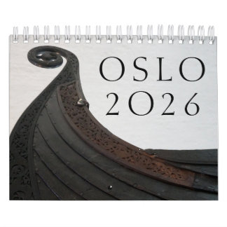 Oslo, Norway Calendar 2026 カレンダー