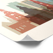 Oslo, Norway | City Skyline ポスター (角)