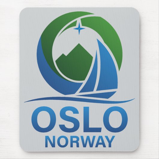 Oslo Norway Europe マウスパッド (正面)