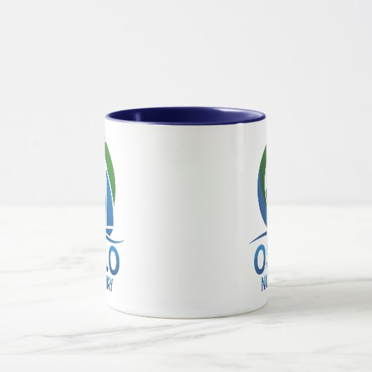 Oslo Norway Europe マグカップ (中央)