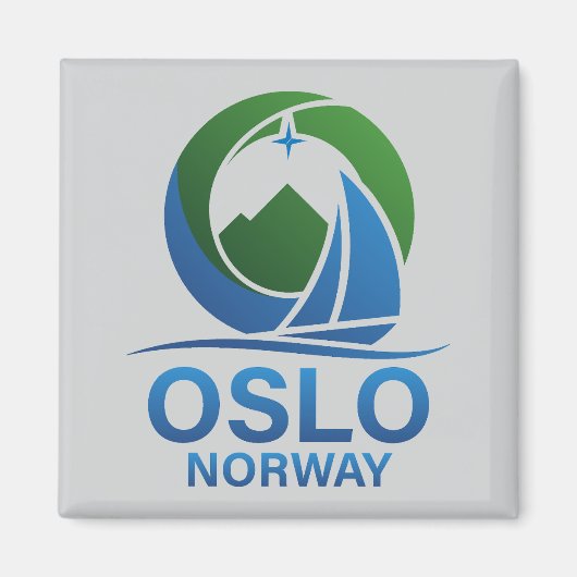 Oslo Norway Europe マグネット (正面)