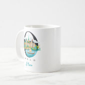 Oslo Norway Monogram Letter O Personalized Gift コーヒーマグカップ (正面左)